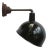 Black Vintage Industrial Black Enamel Cast Iron Factory Scones Wall Lights For Sale - Image 8 of 8