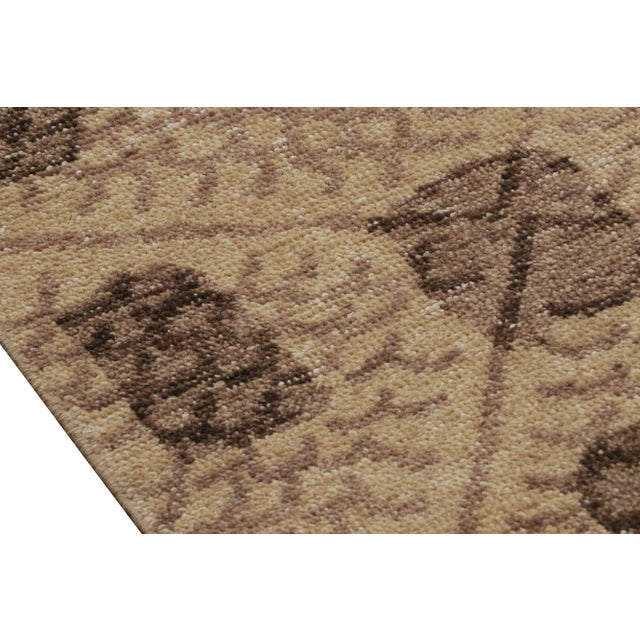 2010s Rug & Kilim’s Oversized Moroccan Style Rug With Beige-Brown Geometric Patterns For Sale - Image 5 of 7