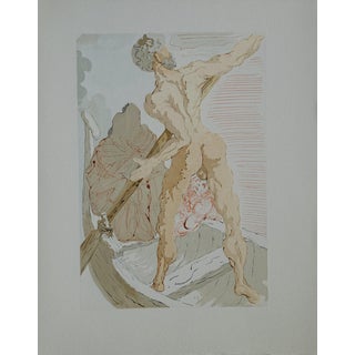 Salvador Dali, Charon et le passage de l'Achéron, Nude, Etching For Sale