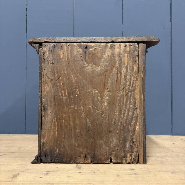 Antique Painted Wooden Chest of Drawers For Sale - Image 13 of 14