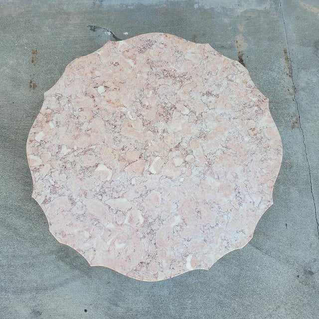 Vintage Italian Pink Marble Coffee Table Chairish