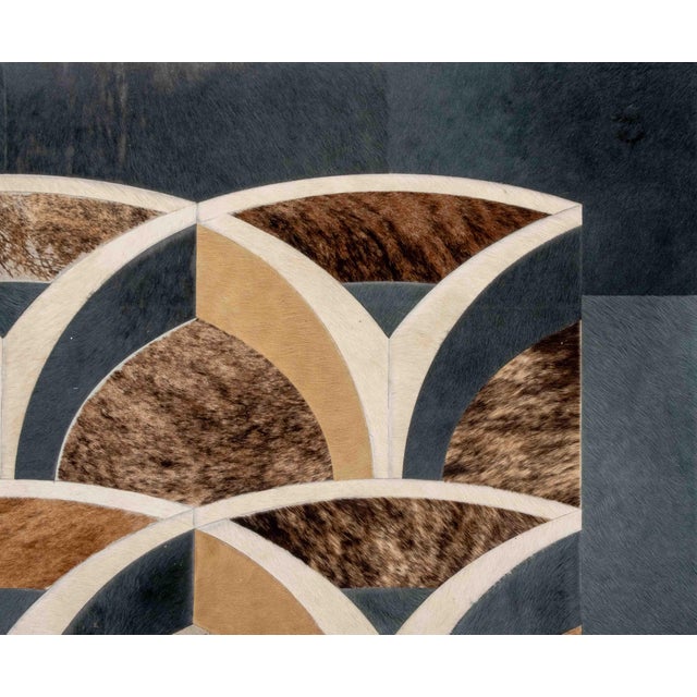 Early 20th Century Kyle Bunting "Eclipse" Hide Rug, 12' 5" X 5' 9" For Sale - Image 5 of 7