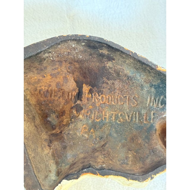 1930s White Scottie Dog Cast Iron Door Stop For Sale - Image 11 of 12