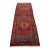 Zanjan Runner 3’6” X 9’3” Red Wool Vintage Tribal Hand-Knotted Oriental Rug For Sale