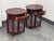 Brown Pottery Barn Valencia Oval Nightstands, Pair For Sale - Image 8 of 12
