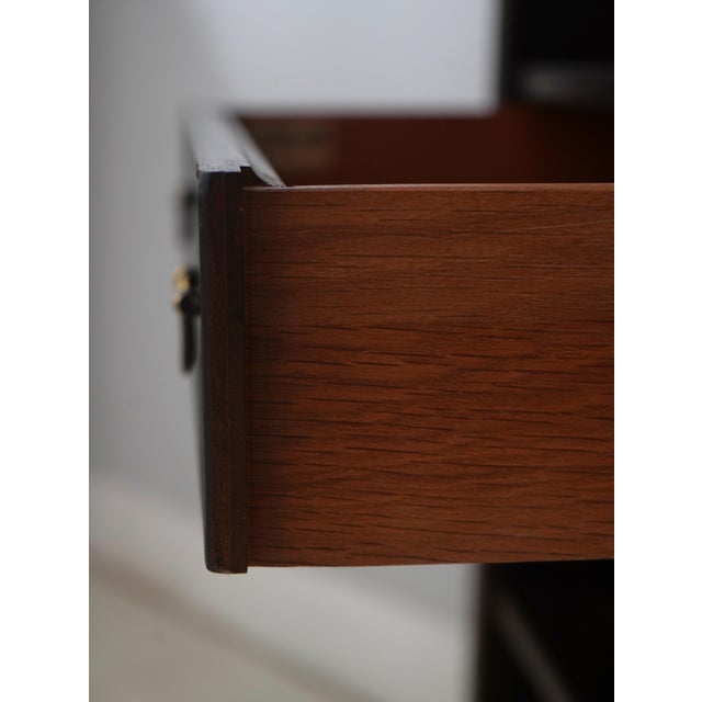 Knob Creek Walnut Finish Mahogany Open Bookcase For Sale - Image 4 of 15