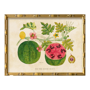 Reproduction Giclee Print of Vintage Fruit & Flowers (6) Art Print, Framed
