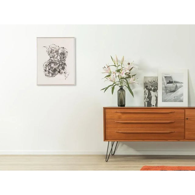 Detlef Hagenbäumer, Rose, Black & White Woodcut, Framed For Sale - Image 3 of 10