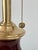 Single Ralph Lauren Extra Large Oxblood Red Ceramic Lamp With Brass Fittings. For Sale In Cincinnati - Image 6 of 17