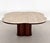 Large Mid-Century Modern Clover Coffee Table in Travertine and Dark Oak, 1970s For Sale - Image 18 of 18