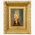 A captivating pair of mid-19th-century Italian oil on panel paintings depicting romanticized, theatrical scenes of 17th-...