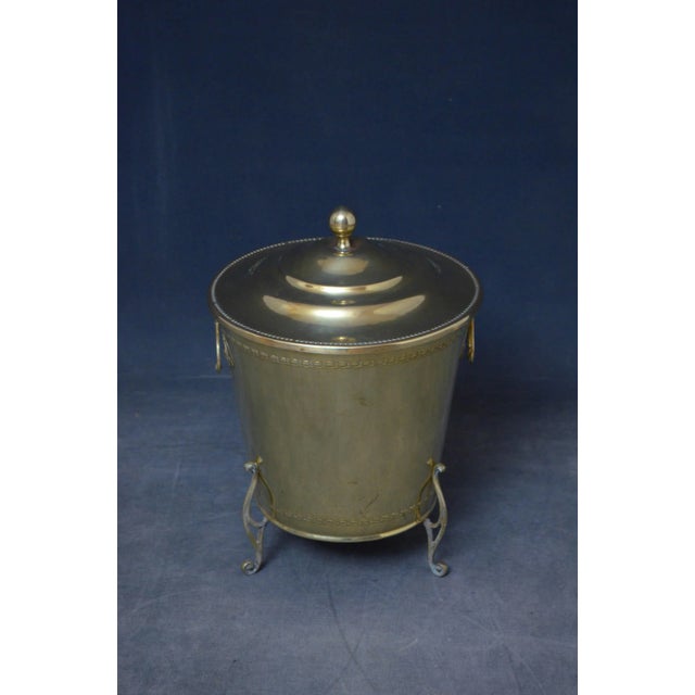 Antique Edwardian Brass Planter Coal Bucket For Sale - Image 13 of 14