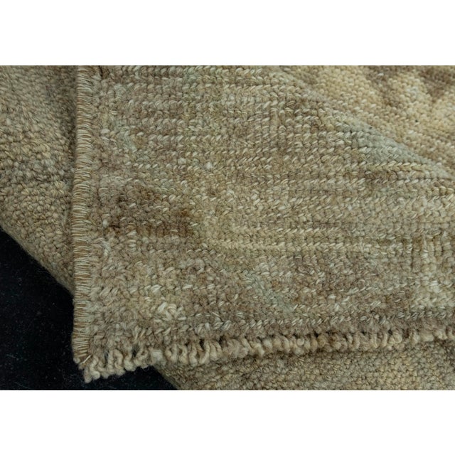 Textile Turkish Mini Rug Oriental Hand Knotted Vintage Rug 1'6" x 3'1" #16576 For Sale - Image 7 of 8