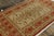 Hand-Knotted Antique Art Nouveau Rug in Red, Green, Brown Floral Pattern For Sale - Image 4 of 8