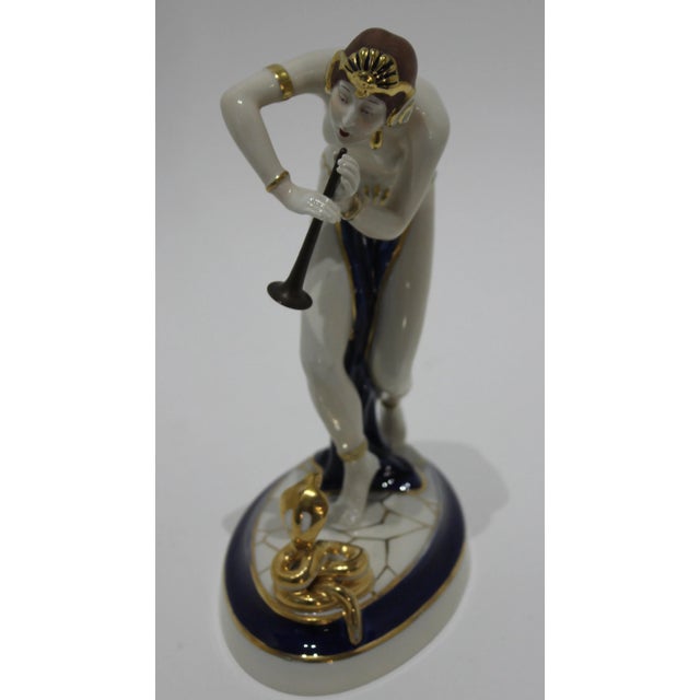Art Deco Art Deco Snake Charmer Figurine For Sale - Image 3 of 13