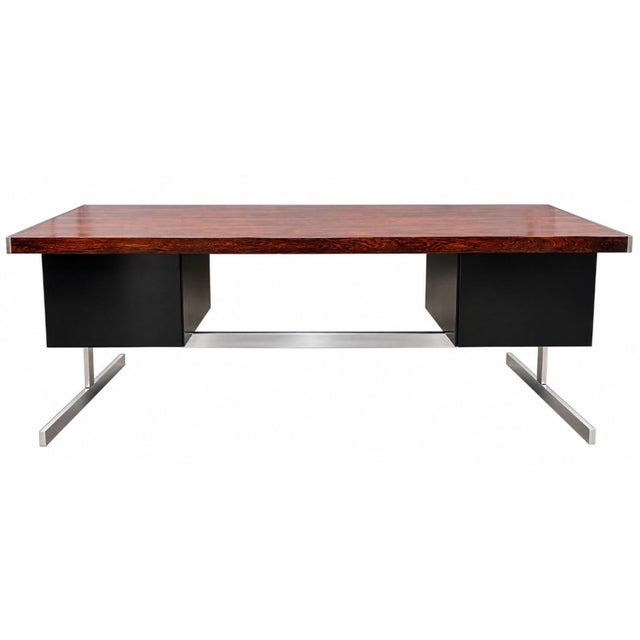 1970s Hugh Acton Rosewood Executive Desk, C. 1970 For Sale - Image 5 of 6