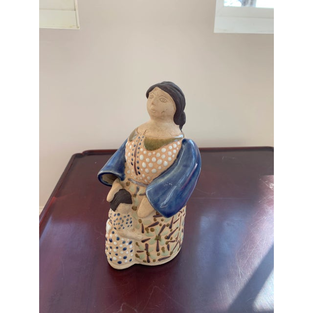 American Vintage Taste Setter by Sigma Mother & Child Ceramic Figurine For Sale - Image 3 of 9