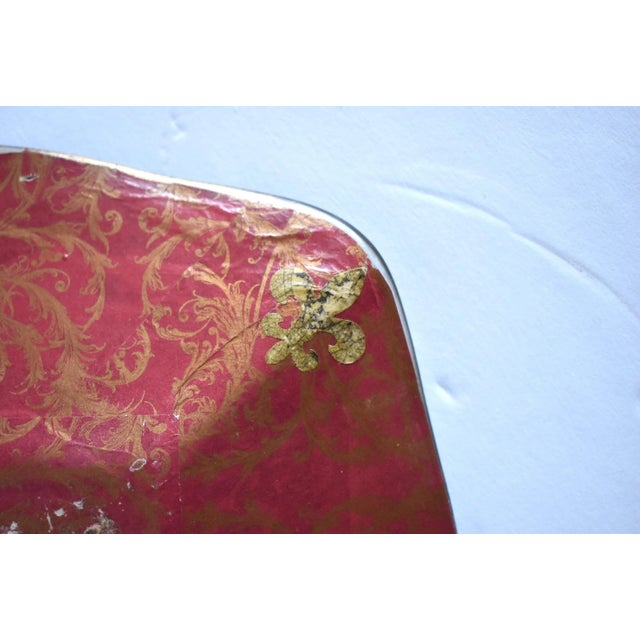 Gold Leonardo Da Vinci "Lady With an Ermine" Decoupate Plate For Sale - Image 8 of 9