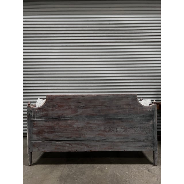Wood 19th Century Swedish Gustavian Style Sofa For Sale - Image 7 of 9