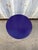 Purple Postmodern Round Drum Pedestal Table by Intrex Furniture. Circa 1970s For Sale - Image 8 of 12