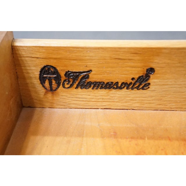 Thomasville Furniture Collector's Cherry Traditional Style 32" Lowboy Chest 10131-720 For Sale In Kansas City - Image 6 of 12