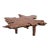 Brown Teak Living Edge Coffee Table 43 For Sale