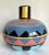 Blue Postmodern Memphis Vohann of California Hand-Painted Vase For Sale - Image 8 of 11