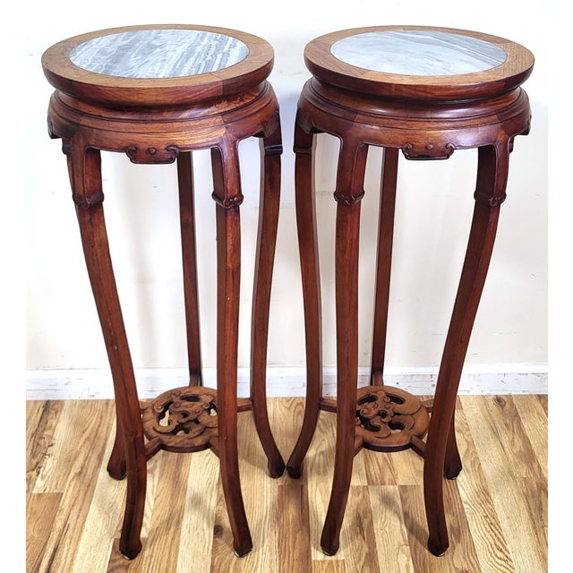 Fresh from a well traveled New York City estate, we have a pleasure to offer you this gorgeous Pair of Vintage Asian /...