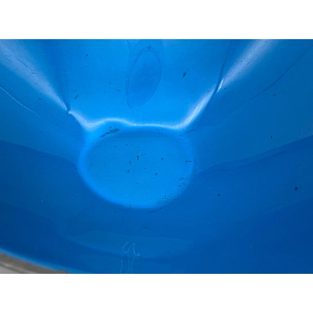 Contemporary Vintage Mid 20th Century Reed & Barton Silver Plated and Enamel Bowl For Sale - Image 3 of 13