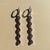 Purple Amethyst Huggie Drop Earrings, Silver, Gold, Pair For Sale - Image 8 of 9