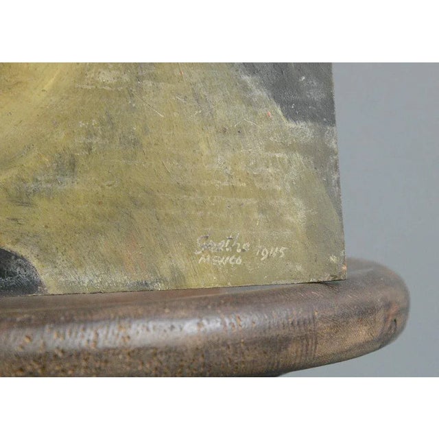 Modernist Paintings, 1940s, Oil on Board, Set of 2 For Sale - Image 7 of 10