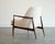 Ib Kofod-Larsen Style Modern Lounge Chairs in Walnut & Bouclé, C. 1950s For Sale In New York - Image 6 of 11