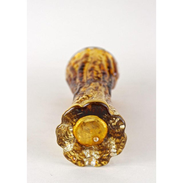 Vintage Art Deco Glass Vase, 1920 For Sale - Image 11 of 16