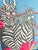 Contemporary Whimsical Original Oil Painting of Two Zebras by Max and Alma For Sale - Image 3 of 5