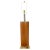 Brass and Rosewood Boat Shape Base Table Lamp For Sale - Image 10 of 10
