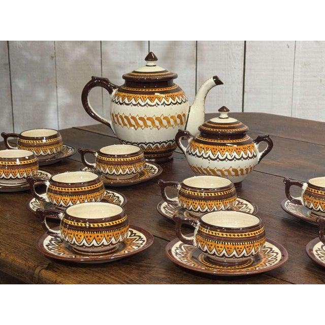 Quimper Earthenware Dinner Service from the 1930s, Set of 20 For Sale - Image 11 of 13
