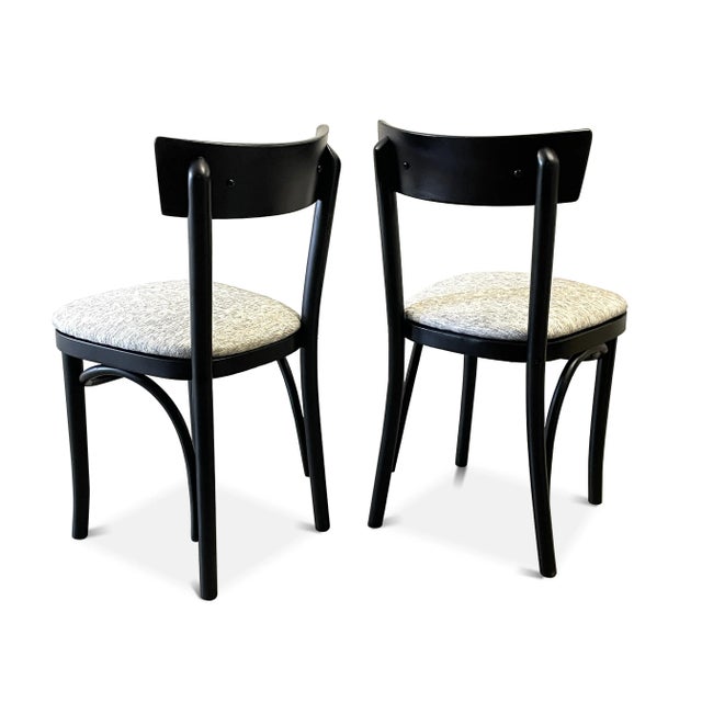 Restored Thonet Bentwood Bistro Chairs - A Pair For Sale In Raleigh - Image 6 of 12