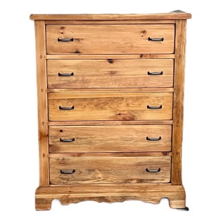 Lea Industries Knotty Pine Chest of Drawers For Sale