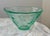 Green Green Glass Embossed Server & Salad Bowls - Set of 5 For Sale - Image 8 of 9