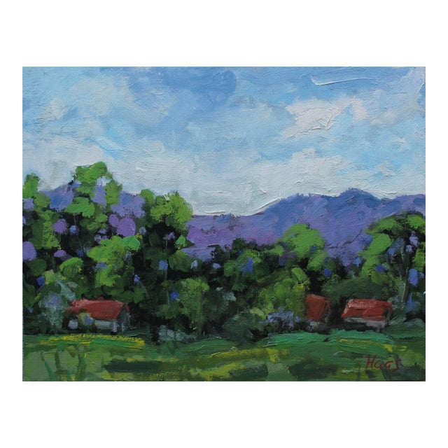 Expressionist Landscape Oil Painting For Sale