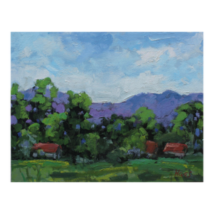 Expressionist Landscape Oil Painting