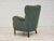 Green Vintage Danish Lounge Chair in Green Furniture Velour and Beech Wood, 1960s For Sale - Image 8 of 18