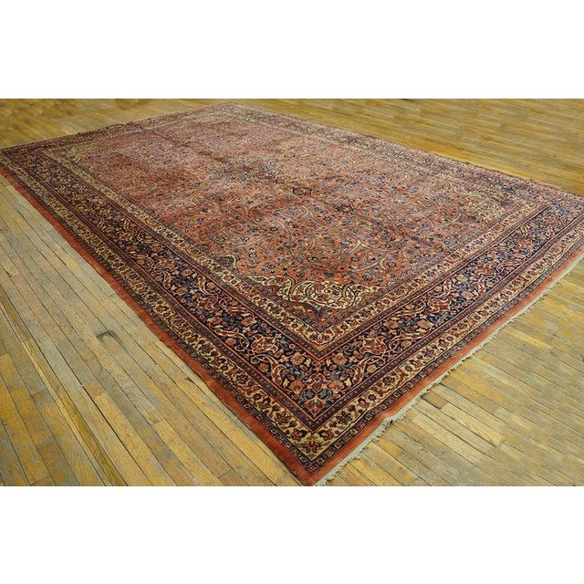 This magnificent late nineteenth-century Dabir Kashan rug is a premier example of “City Workshop” excellence, specifically...