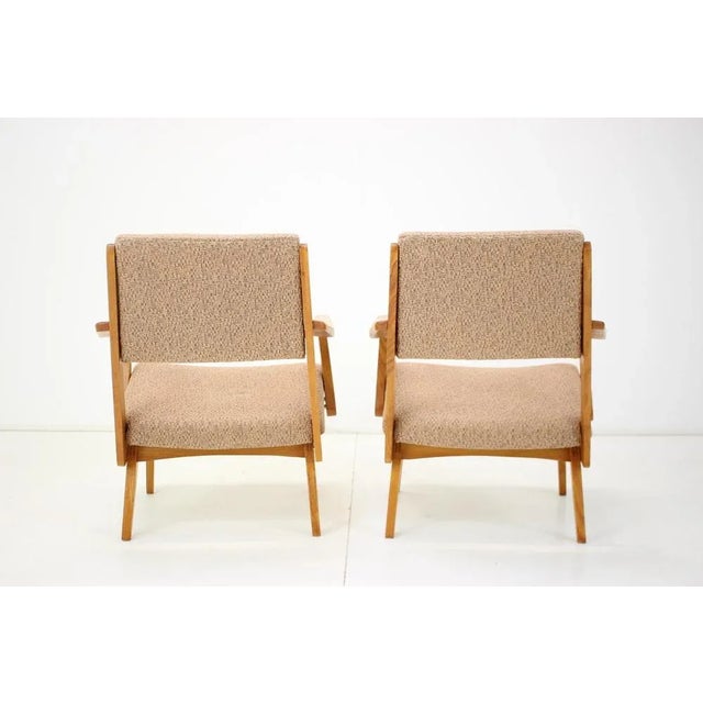 Wood Set of Armchairs by Krasna Jizba, Czechoslovakia, 1970s For Sale - Image 7 of 14