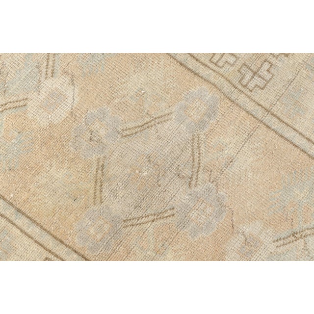 Mid 20th Century Small Anatolian Floral Carpet For Sale - Image 10 of 11