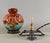 Schneider Le Verre Francais Papillons Perfume Burner Table Lamp 1920s - Wrought Iron & Cameo Glass For Sale - Image 11 of 12