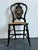 This exquisite antique Victorian side chair is a masterclass in 19th-century decorative artistry. Featuring a stately...