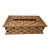 Vintage Rustic Wood Tissue Box Cover For Sale