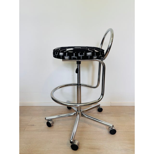 Black Vintage Bar Chair by Kovona, 1970s For Sale - Image 8 of 13