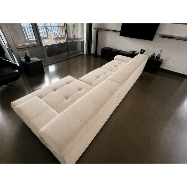 Elevate your living space with this striking Cantoni 3-piece modular sectional, upholstered in a soft yet durable micro...